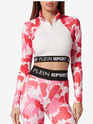 T-shirt fonctionnel Plein Sport en blanc