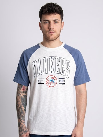 T-Shirt 'New York Yankees Heritage Biblend' Fanatics en blanc : devant