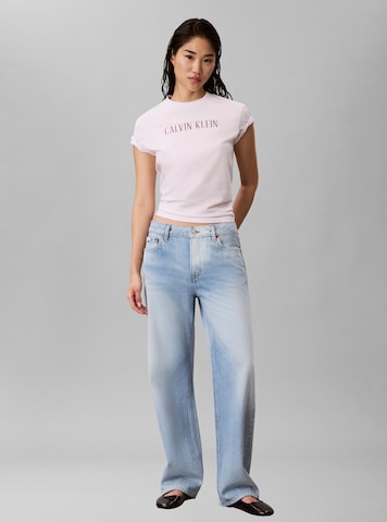 Calvin Klein Jeans Póló 'CLASSIC VARSITY' - rózsaszín