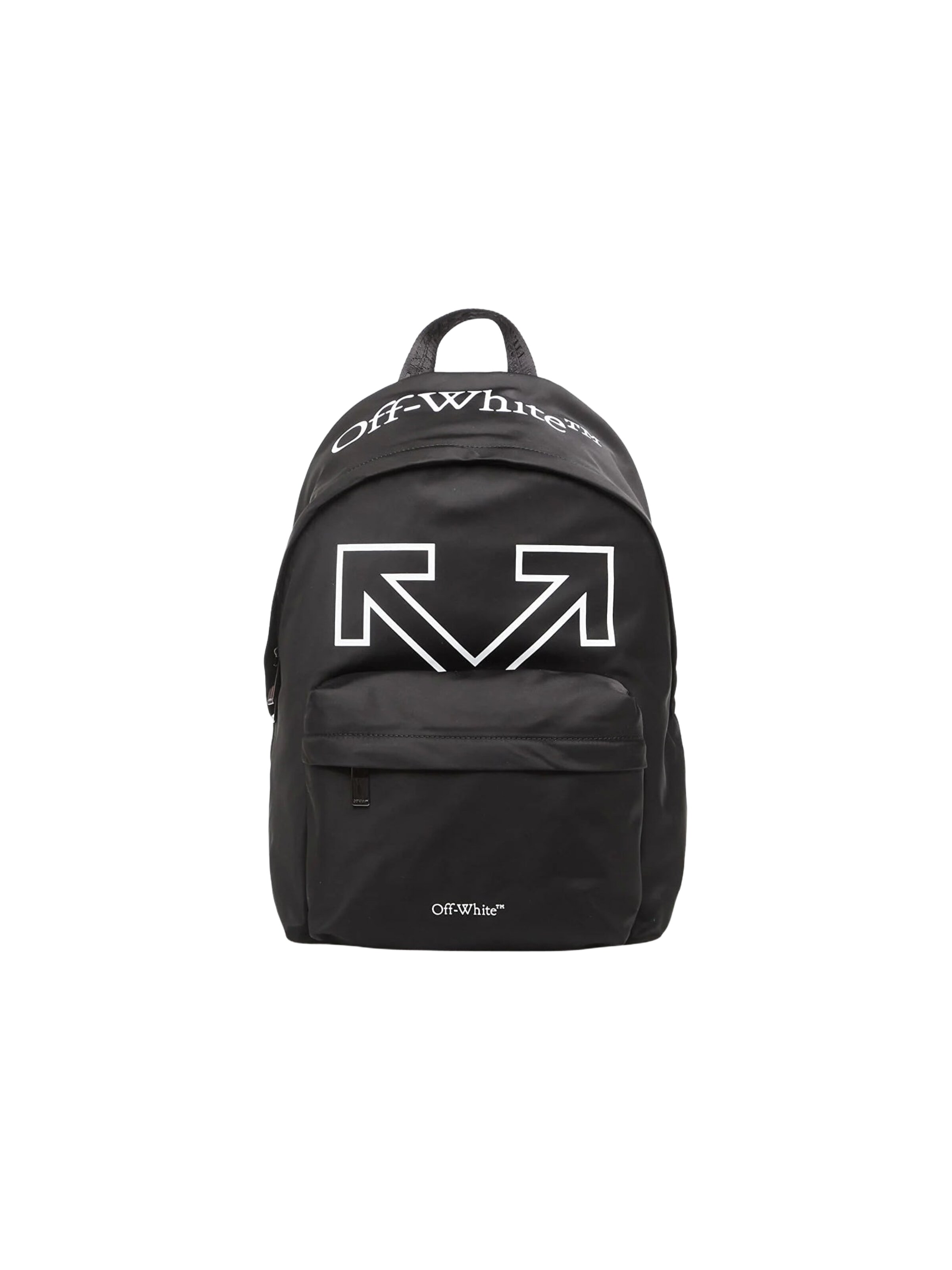 Off-White Backpack in Black: front