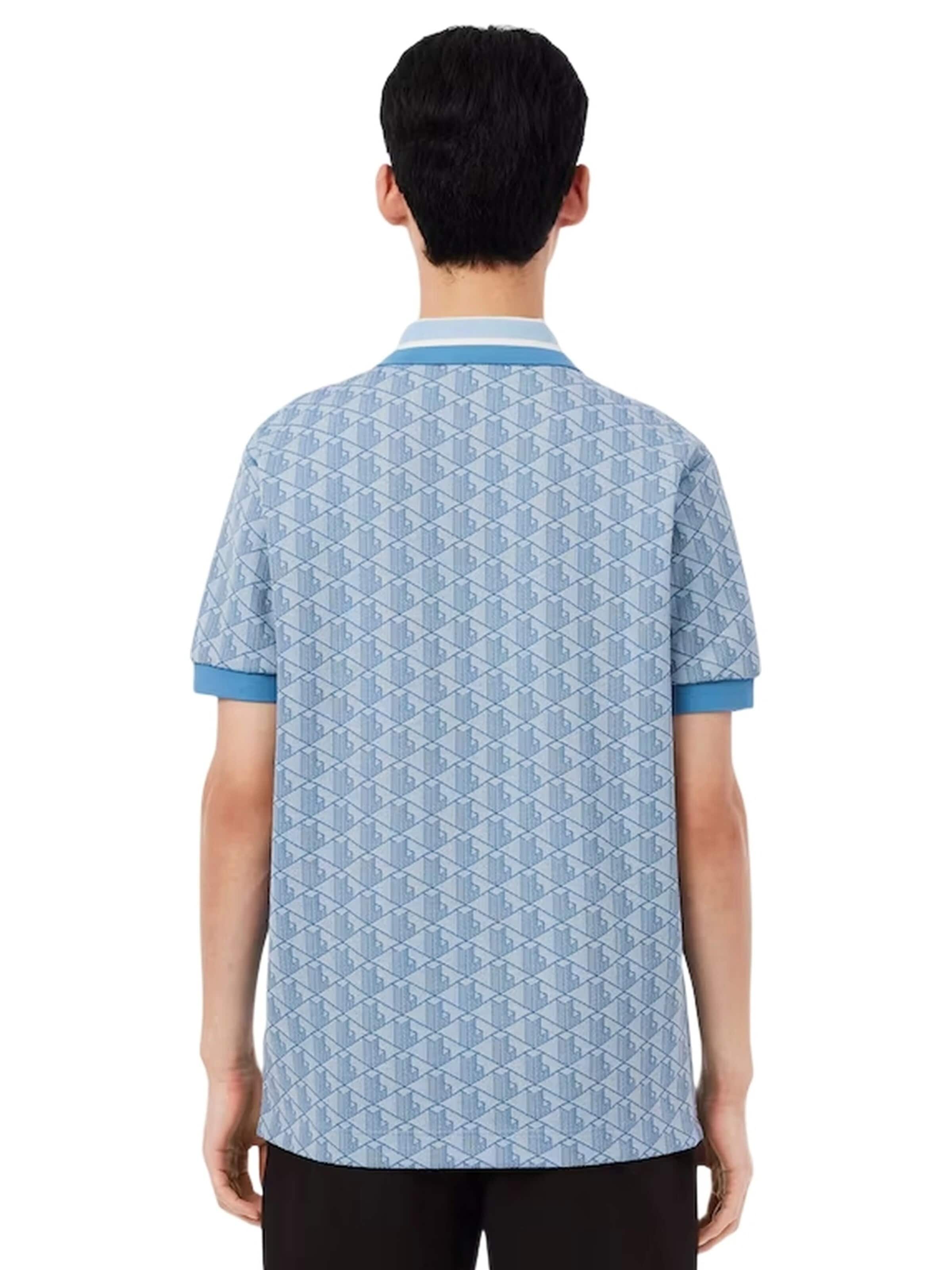 LACOSTE - Camiseta en azul