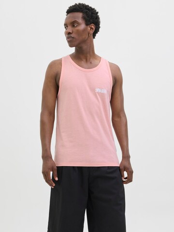 JACK & JONES Футболка 'JCOSago' в Ярко-розовый: спереди
