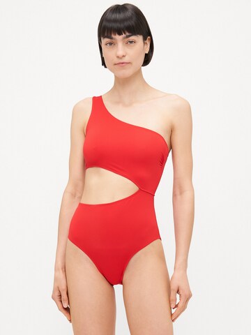 LindexBustier Jednodijelni kupaći kostim 'Trina' - crvena boja