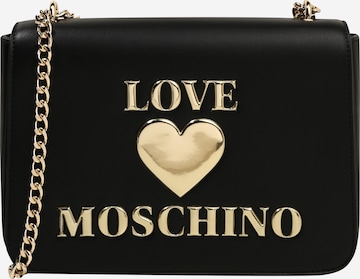 Love Moschino - Bolso de hombro en negro: frente