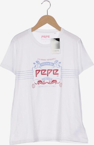 Pepe Jeans T-Shirt L in Weiß: predná strana
