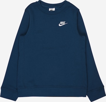 Nike Sportswear Суичър в синьо: отпред