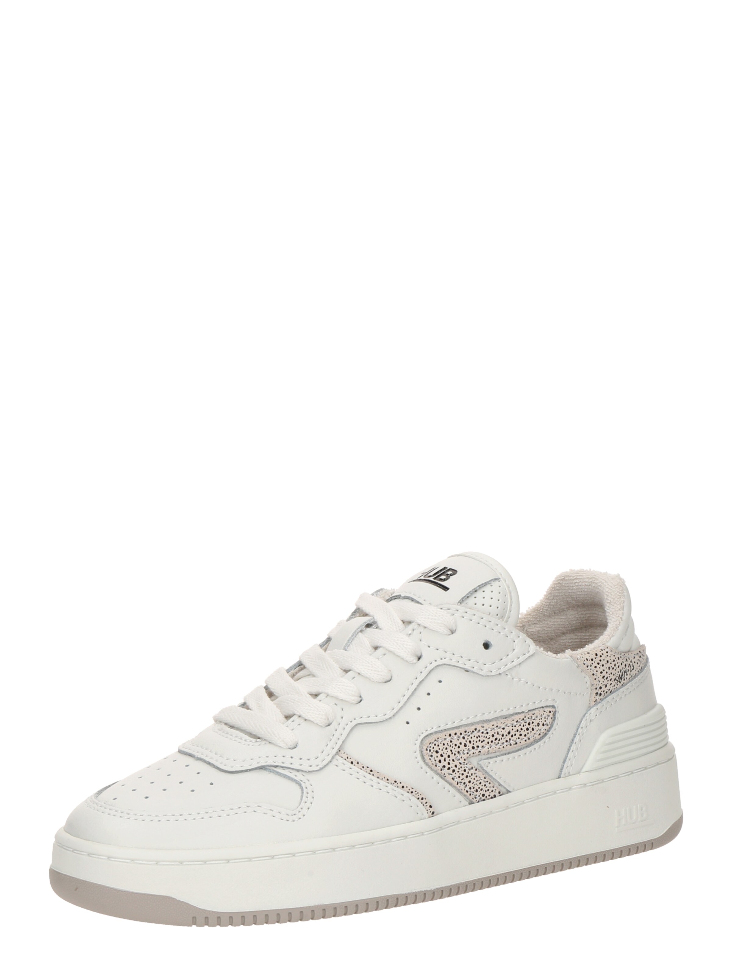 Baskets basses 'Smash L67' HUB en blanc : devant