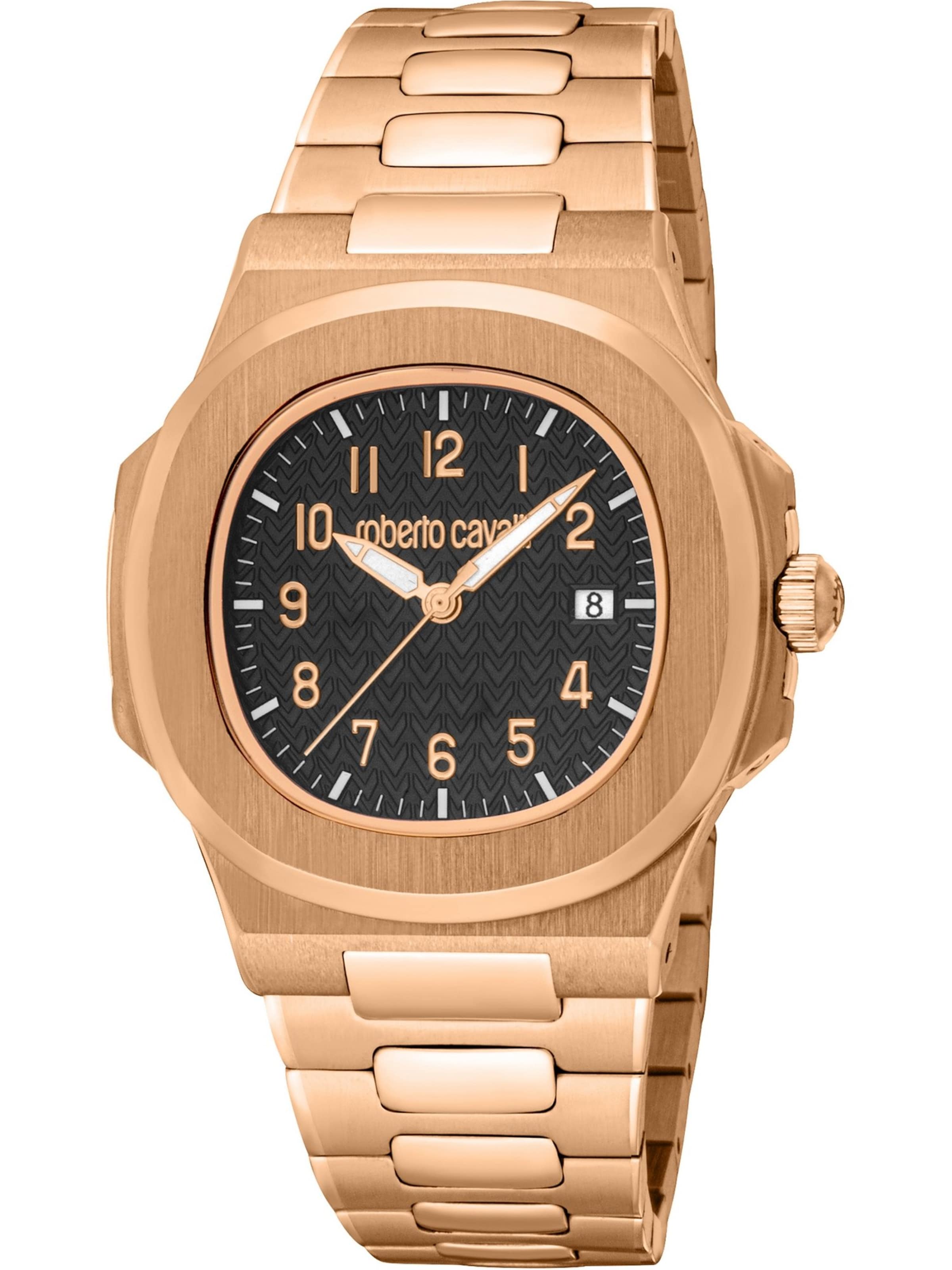 Just Cavalli Analoguhr in Gold: Vorderseite