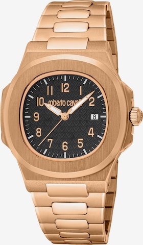 Just Cavalli Analoguhr in Gold: Vorderseite