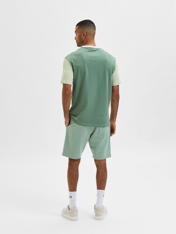 SELECTED HOMME Μπλουζάκι 'Dominic' σε πράσινο