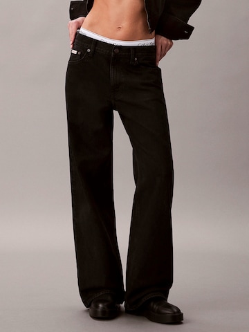 Wide Leg Jean 'ATLANTIC' Calvin Klein Jeans en noir : devant