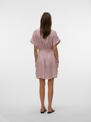 VERO MODA Shirt dress 'VMBumpy' in Pink