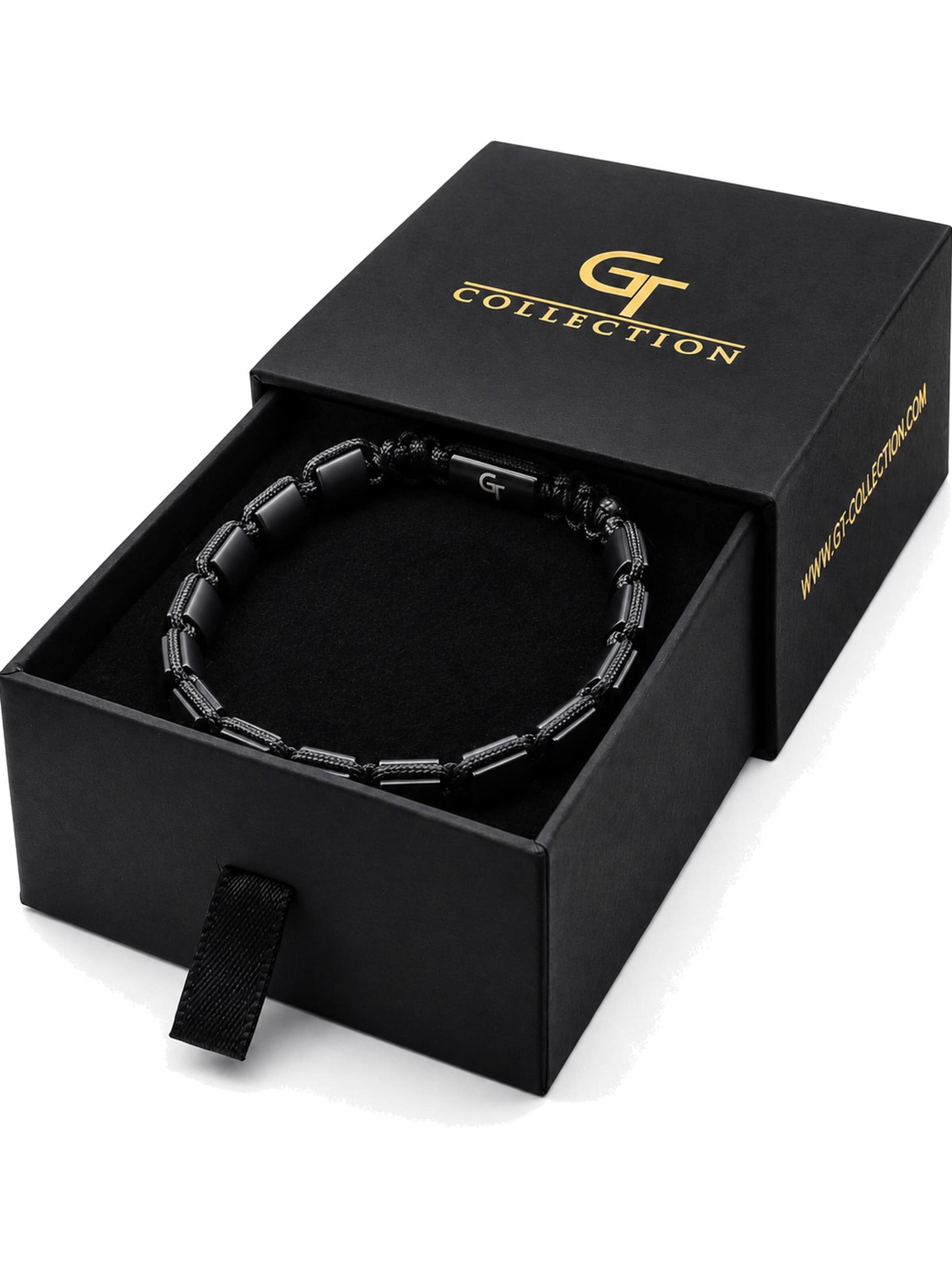 juoda GT Collection Apyrankė 'Flat-Bead'