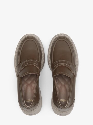 Estro Mocassins '09-1201' in Bruin