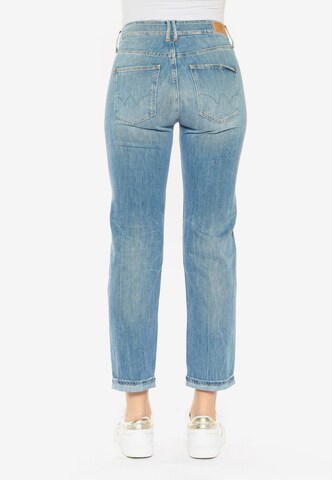 Le Temps Des Cerises Regular Jeans '400/18' in Blue