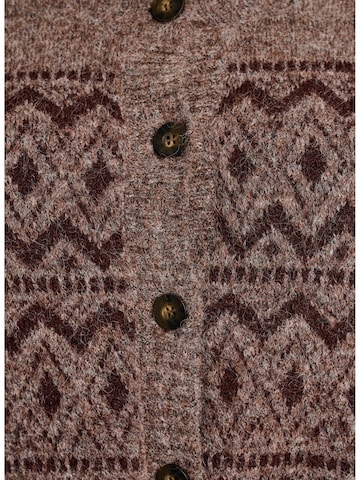 Zizzi Strickjacke in Braun