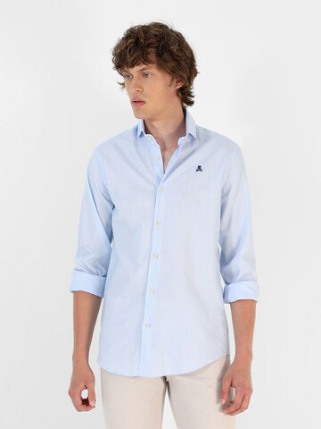 Regular fit Camicia di Scalpers in blu: frontale