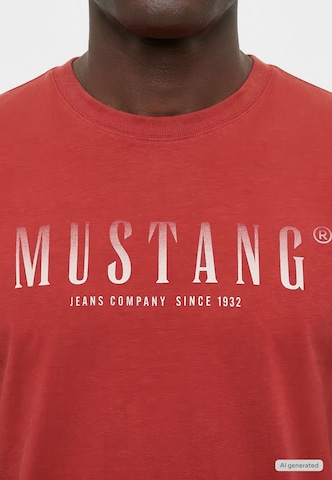 MUSTANG Shirt 'Austin' in Rot