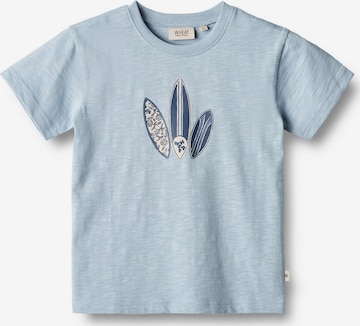 T-Shirt Wheat en bleu : devant