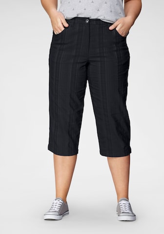 KjBRAND Regular Pants in Black: front