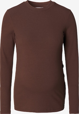Noppies Shirt in Bruin: voorkant