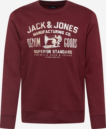 JACK & JONES Sweatshirt in Rot: front