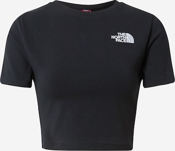 THE NORTH FACE Μπλουζάκι σε μαύρο: μπροστά