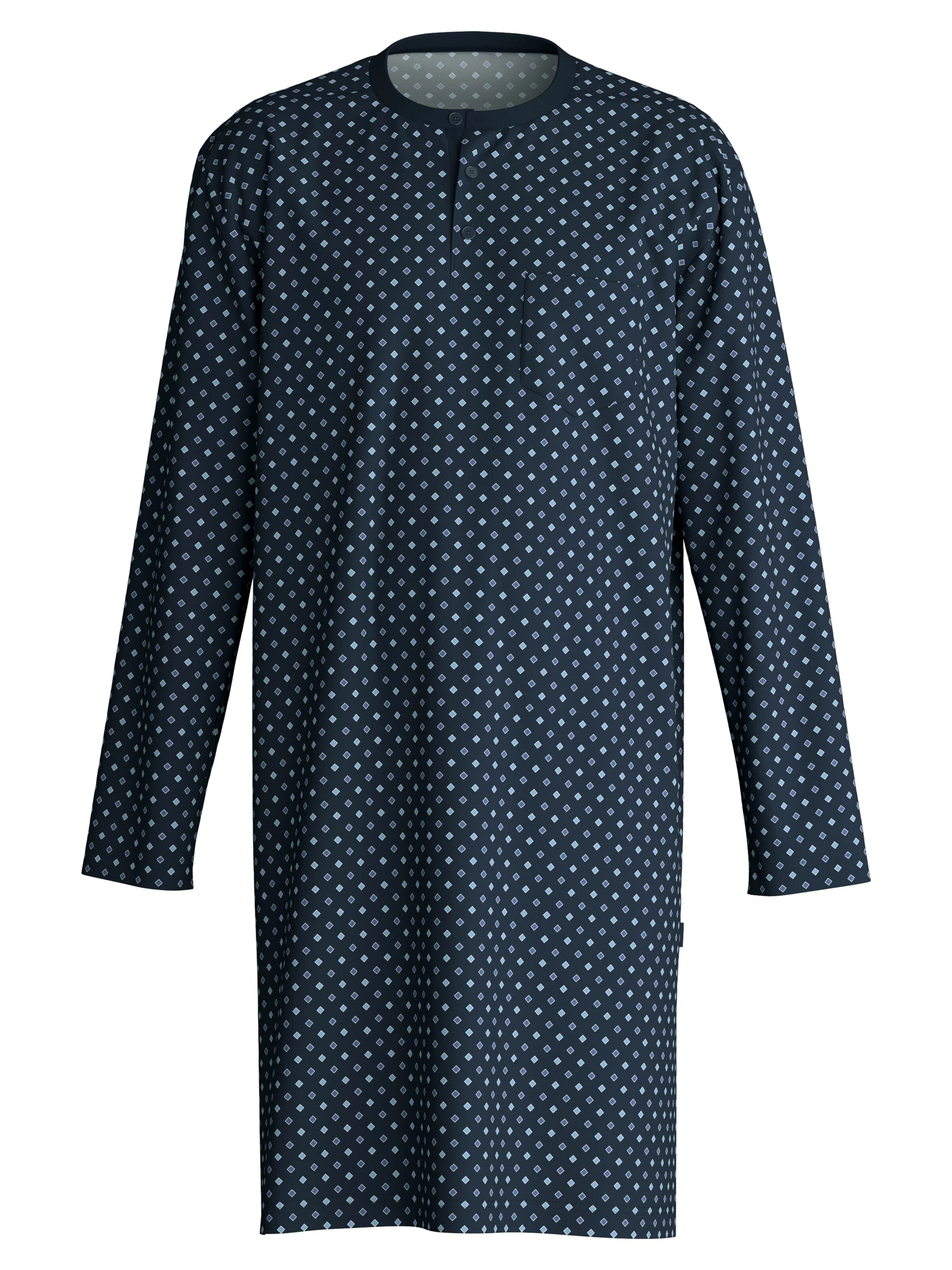 CALIDA Pyjama lang 'Relax Streamline'‌‌‌‌‌ in Blau: Vorderseite