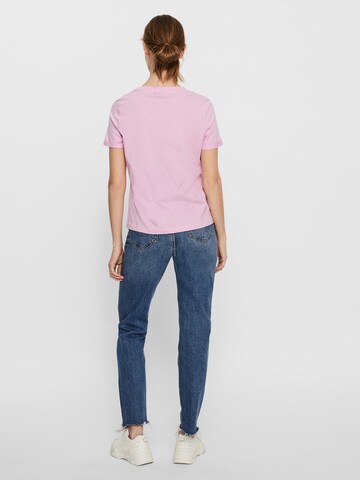 VERO MODA T-shirt 'Paula' i rosa