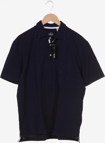 Van Laack Shirt in XL in Blue: front