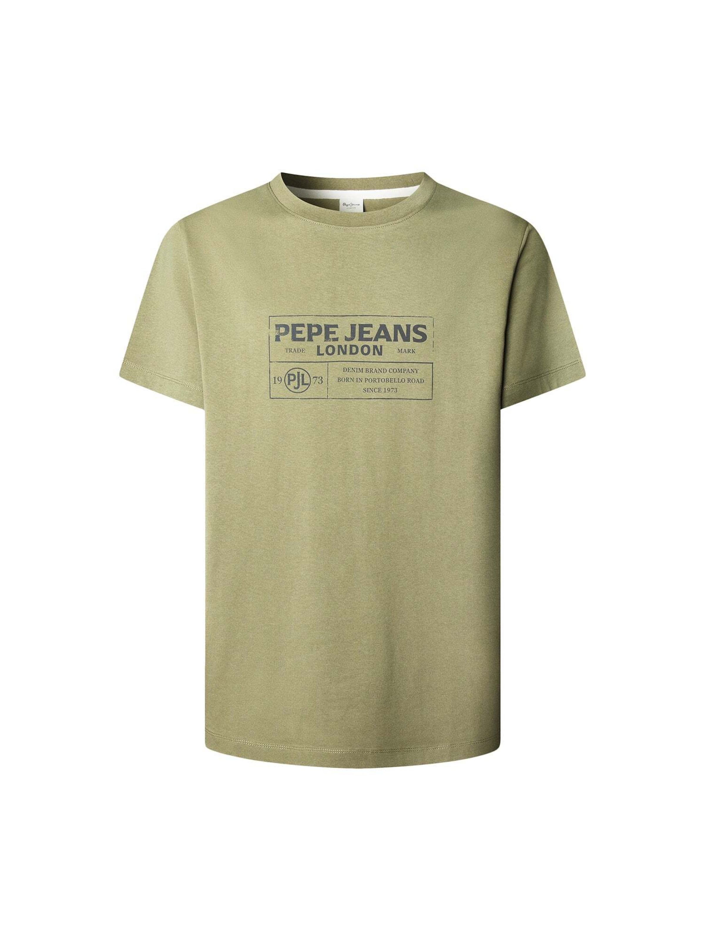 Pepe Jeans Shirt 'Tharky' in Groen: voorkant