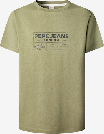 Maglietta 'Tharky' di Pepe Jeans in verde: frontale