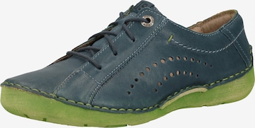 JOSEF SEIBEL Lace-Up Shoes 'Fergey' in Blue: front