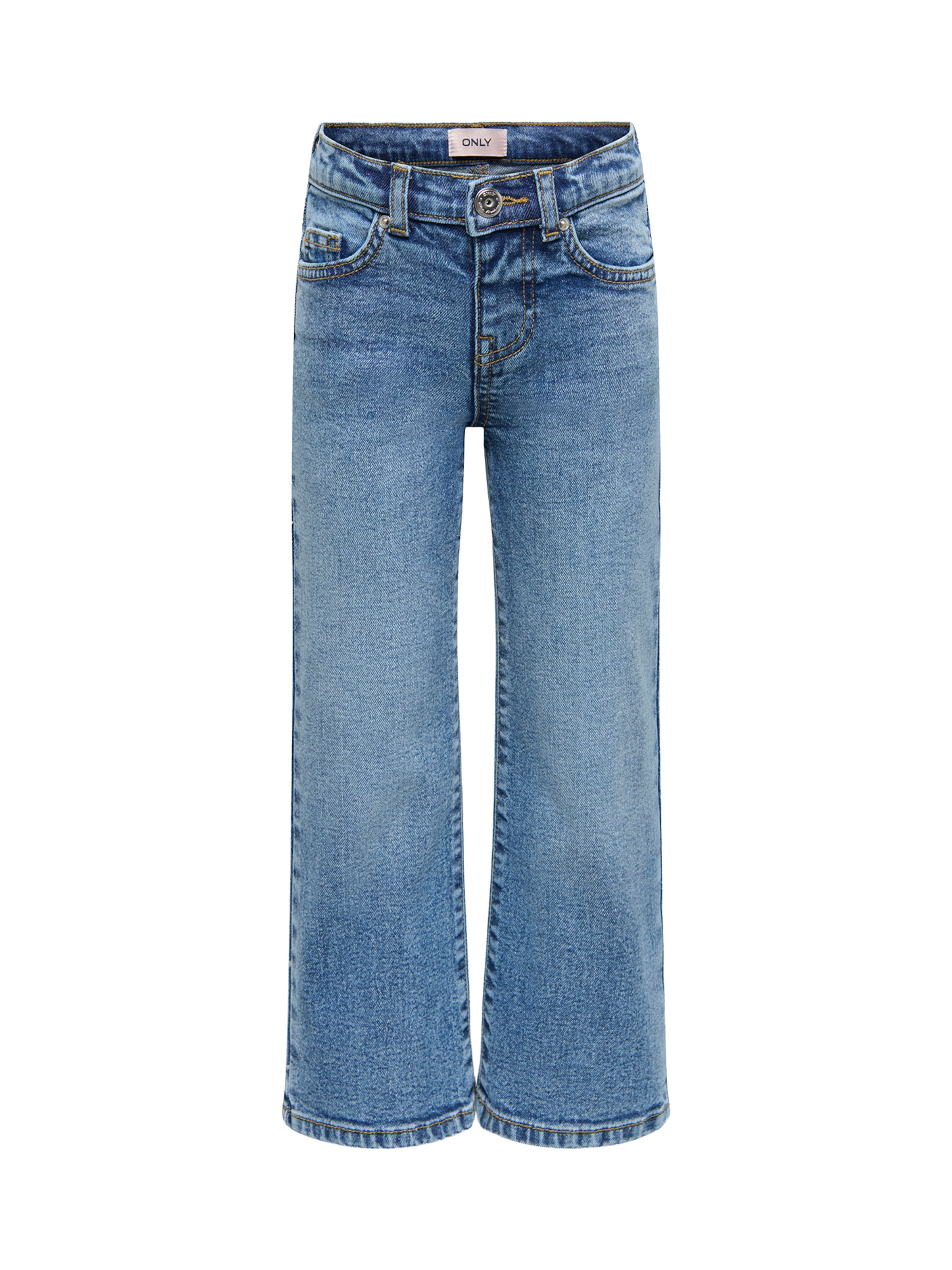 Only Mini Wide leg Jeans 'KMGJUICY' i blå: framsida