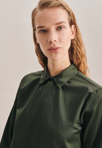 SEIDENSTICKER Shirt Dress in Green