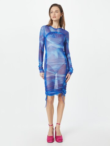 Oval Square - Vestido 'Space' en azul: frente