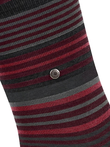 BURLINGTON Socks 'Stripe' in Red