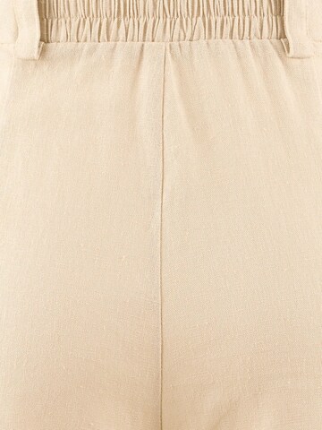 Tamaris Wide leg Bandplooibroek in Beige