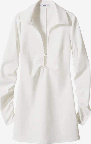 MANGO Shirt Dress 'Tecla' in White: front