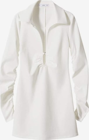 Robe-chemise 'Tecla' MANGO en blanc : devant