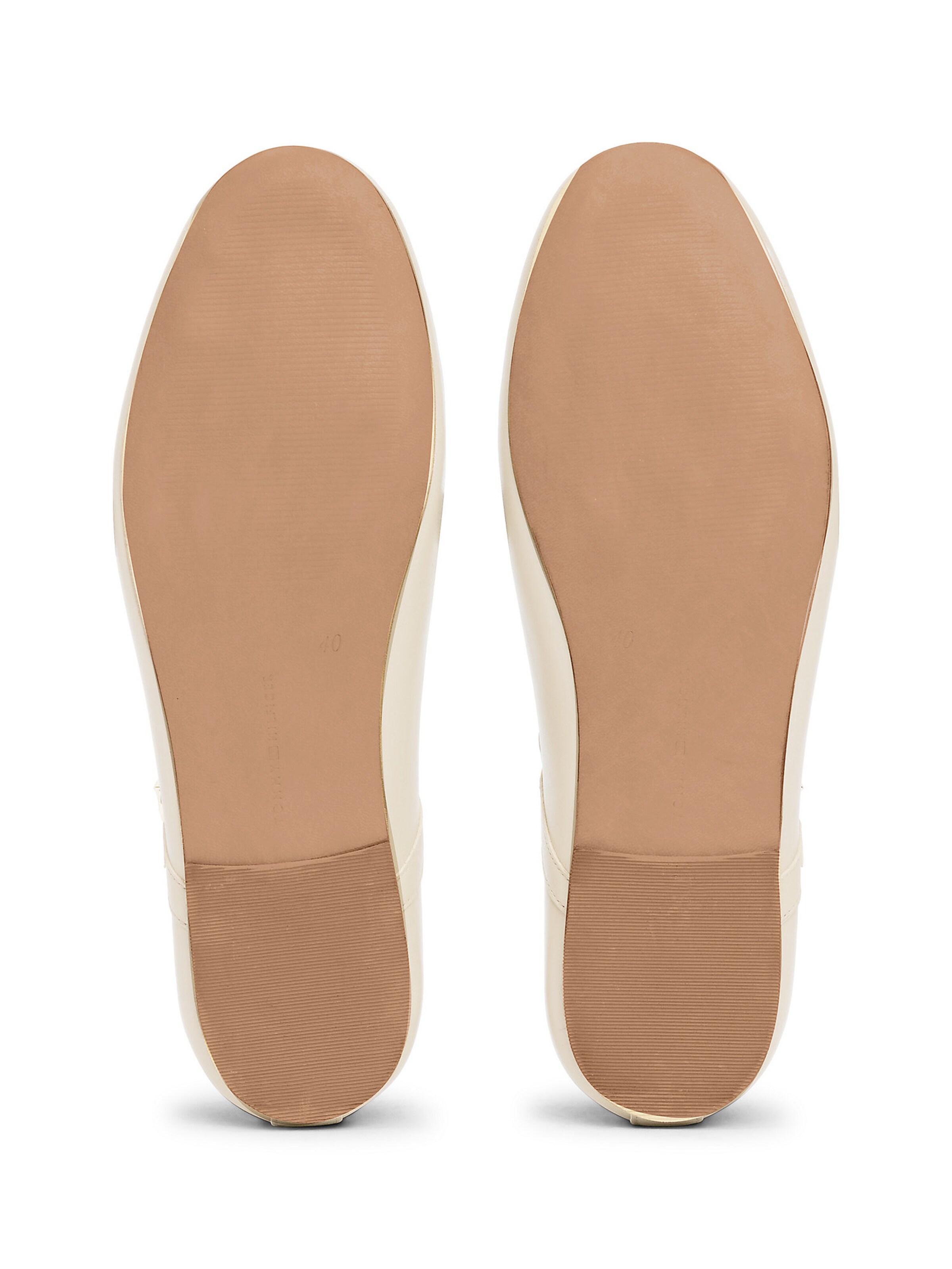 TOMMY HILFIGER Strap ballerina in Beige