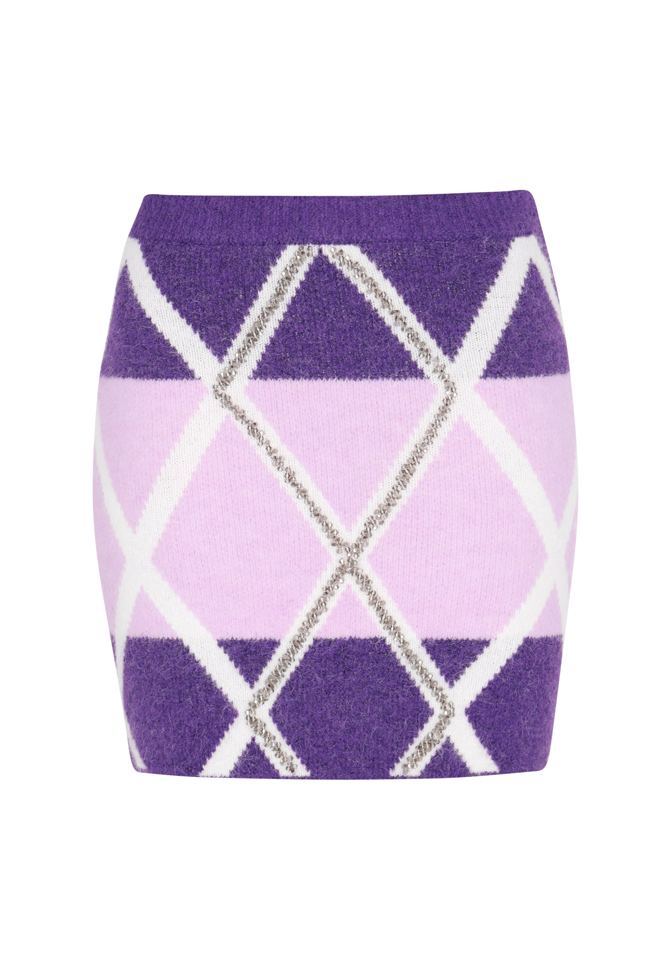 IZIA Sukňa - Fialová: predná strana