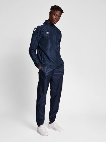 Hummel Tapered Sportbroek in Blauw