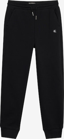 Calvin Klein Jeans - Pantalón en negro: frente