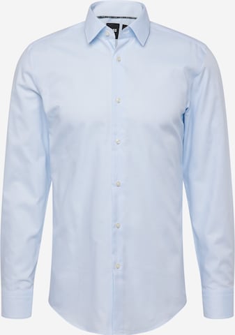 BOSS Black Слим Деловая рубашка 'P-Hanks' в Синий: спереди