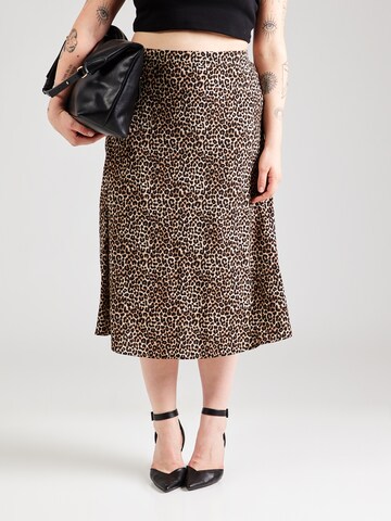 ONLY Carmakoma - Falda en gris: frente