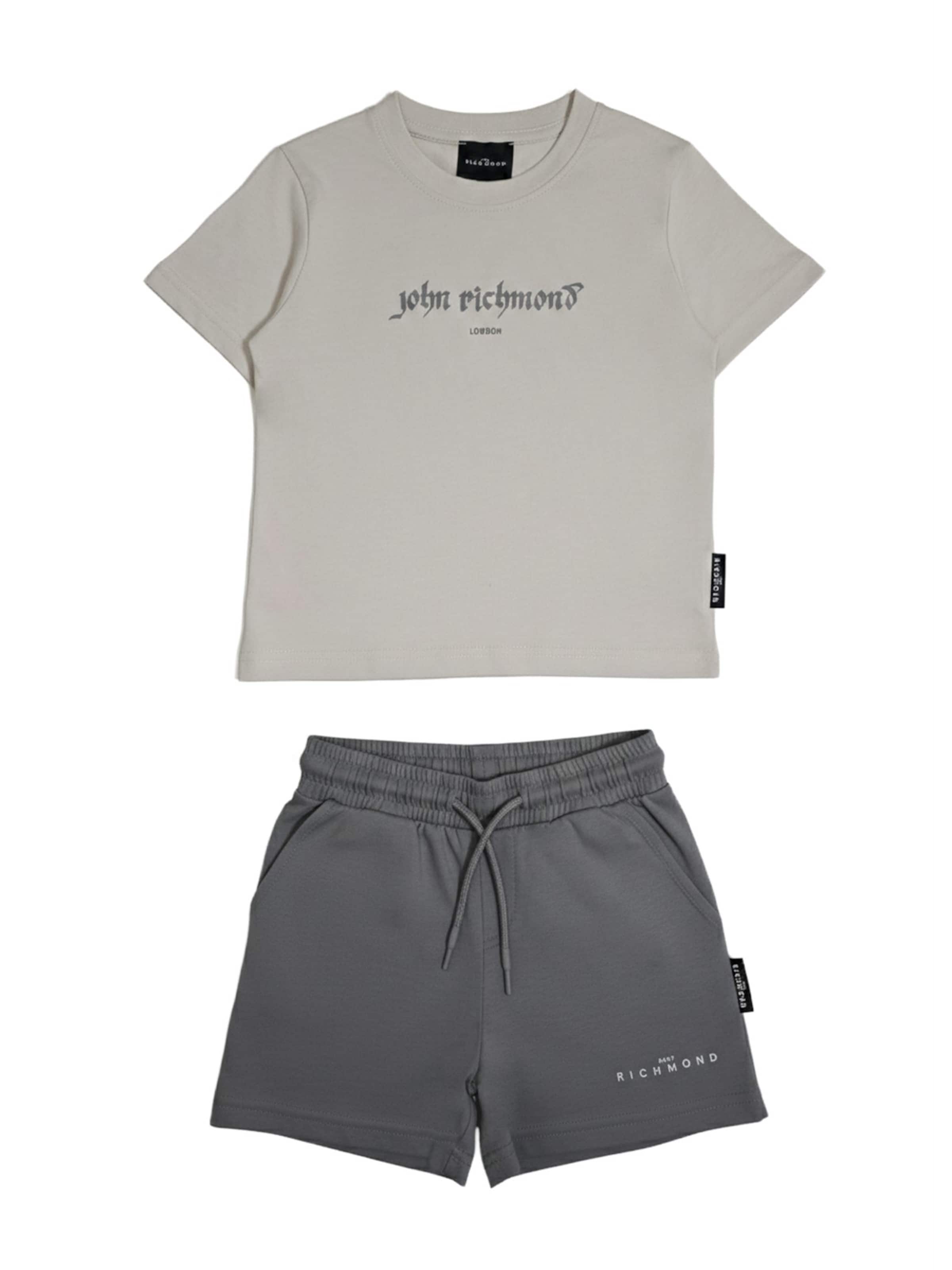 John Richmond Set 'Completo grigio per bambino'‌‌‌‌‌ in Grau: Vorderseite