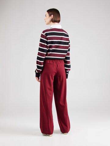 OBJECT Wide leg Broek 'OBJLISA' in Rood