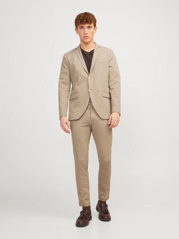 JACK & JONES Slim fit Kavaj 'Jones' i beige