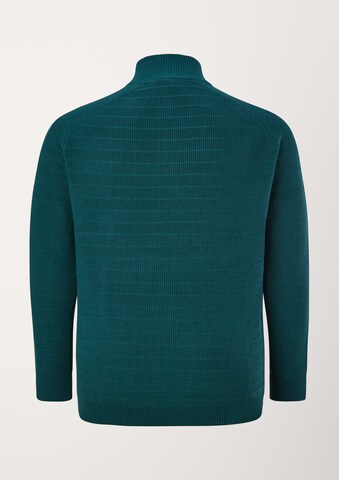 s.Oliver Men Big Sizes Pullover aus Strukturstrick in Grün